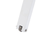 Marlin Patio Chaise Lounge Chair with Armrests in White Aluminum Frame, Set of 2 - Elax Furniture