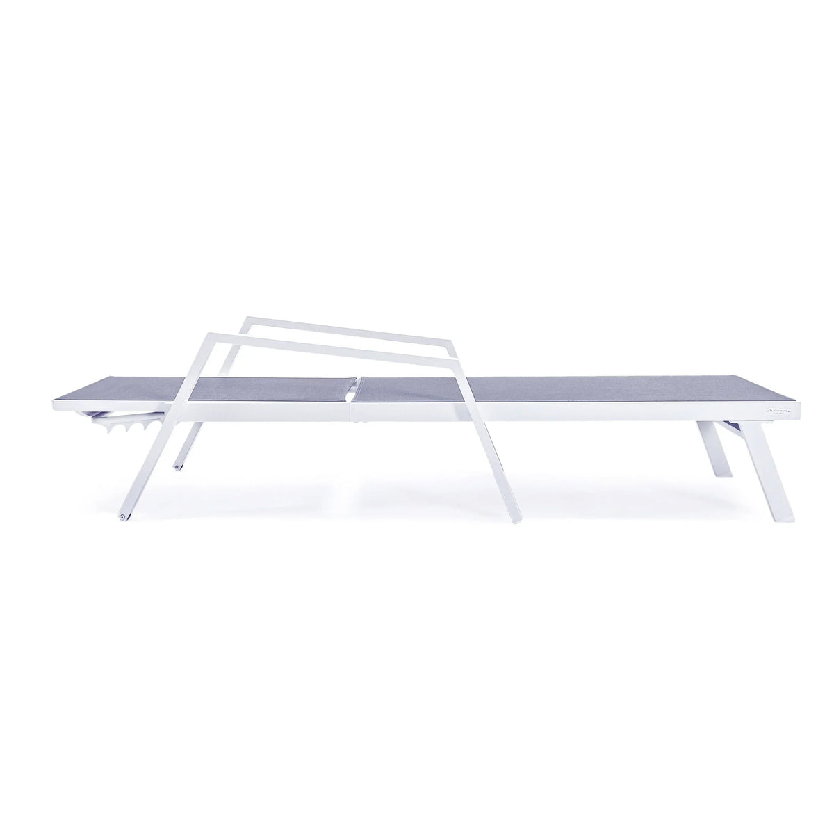Marlin Aluminum Outdoor Chaise Lounge Chair with Sling Fabric Seat - Elax Furniture