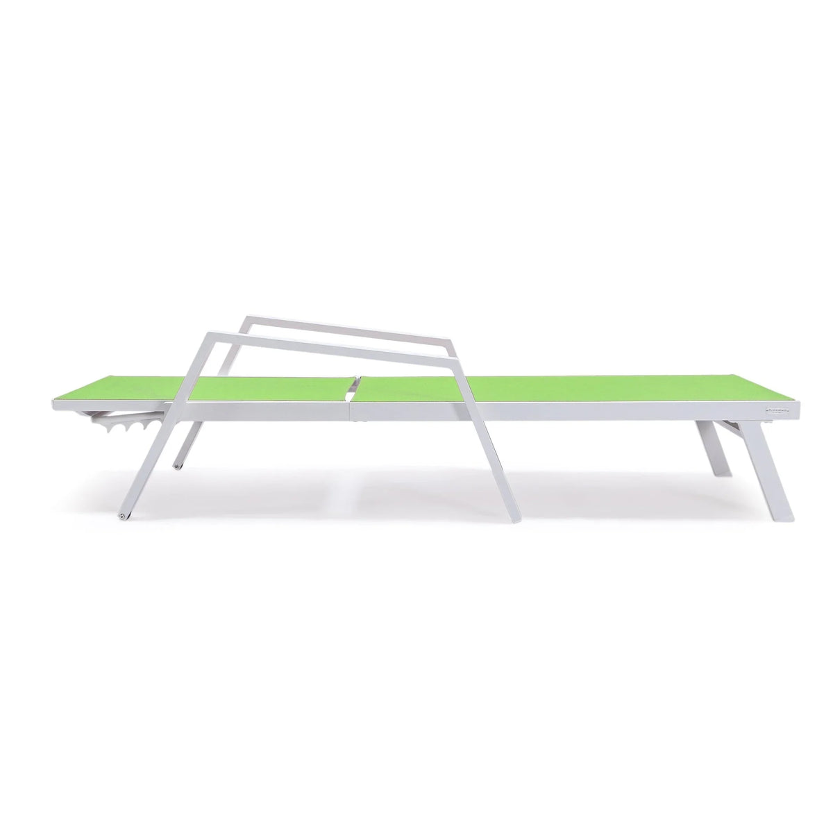 Marlin Aluminum Outdoor Chaise Lounge Chair with Sling Fabric Seat - Elax Furniture