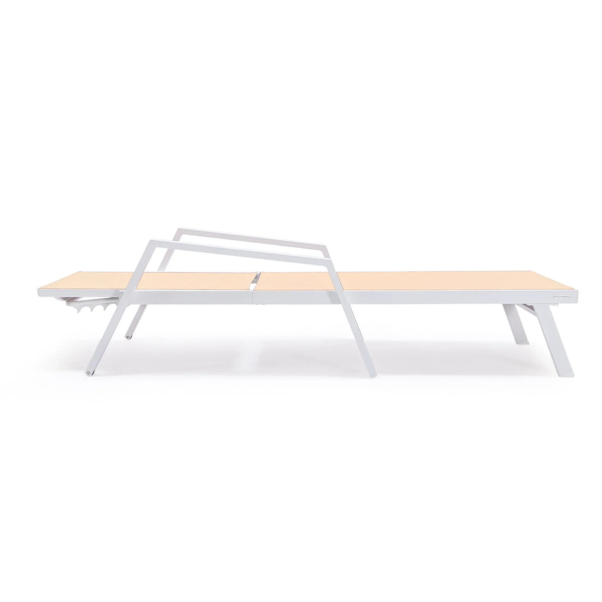 Marlin Aluminum Outdoor Chaise Lounge Chair with Sling Fabric Seat - Elax Furniture