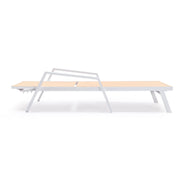 Marlin Aluminum Outdoor Chaise Lounge Chair with Sling Fabric Seat - Elax Furniture