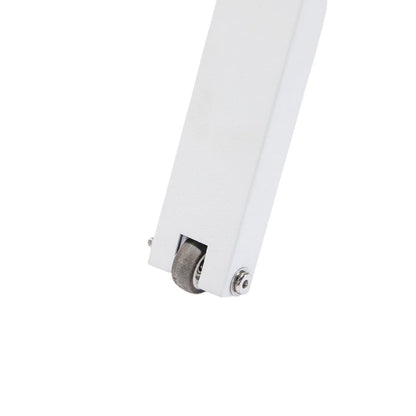 Marlin Patio Chaise Lounge Chair with Armrests in White Aluminum Frame, Set of 2 - Elax Furniture