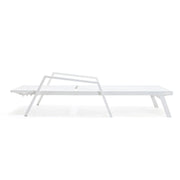 Marlin Aluminum Outdoor Chaise Lounge Chair with Sling Fabric Seat - Elax Furniture