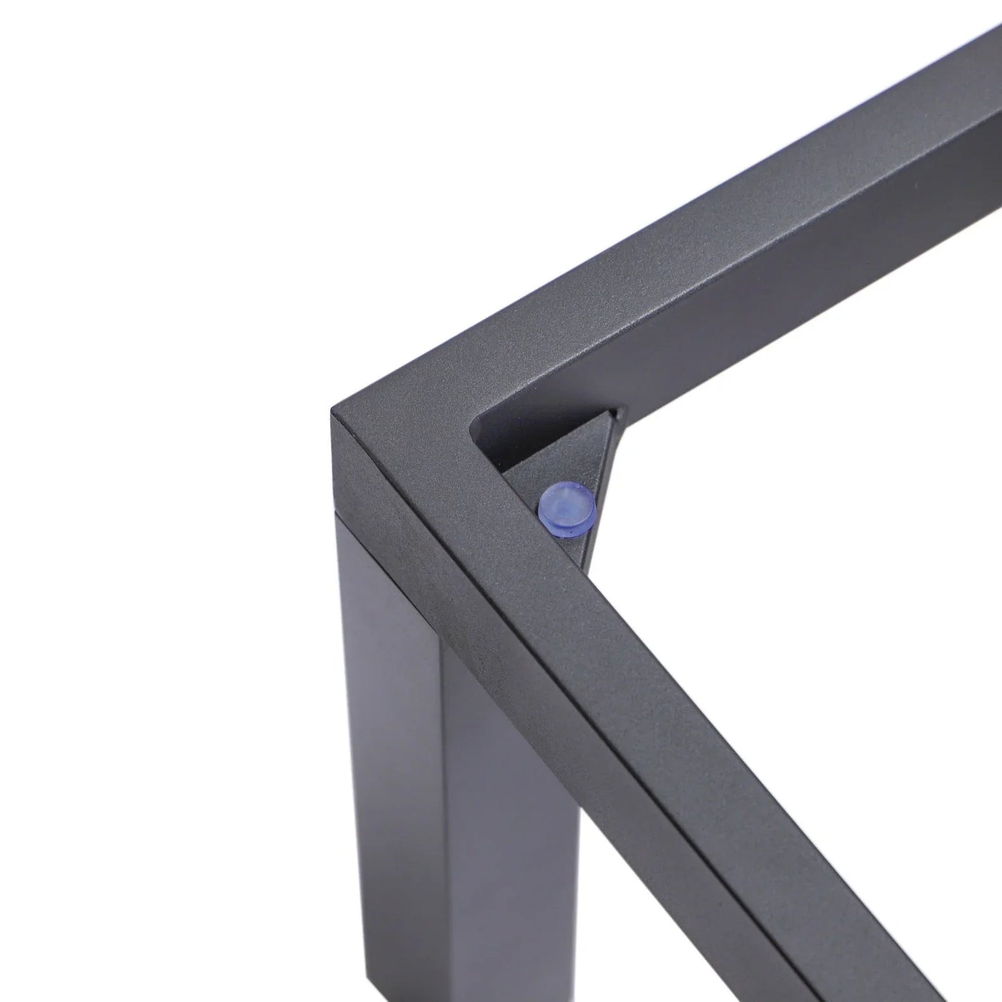 Marlin Patio Chaise Lounge Chair with Black Aluminum Frame, Set of 2 - Elax Furniture