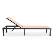 Marlin Aluminum Outdoor Chaise Lounge Chair with Sling Fabric Seat - Elax Furniture