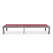 Marlin Aluminum Outdoor Chaise Lounge Chair with Sling Fabric Seat - Elax Furniture