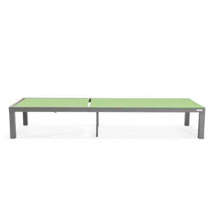 Marlin Aluminum Outdoor Chaise Lounge Chair with Sling Fabric Seat - Elax Furniture