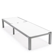 Marlin Aluminum Outdoor Chaise Lounge Chair with Sling Fabric Seat - Elax Furniture