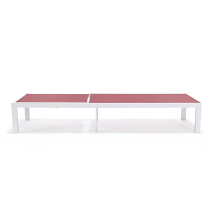 Marlin Aluminum Outdoor Chaise Lounge Chair with Sling Fabric Seat - Elax Furniture