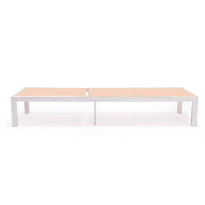 Marlin Aluminum Outdoor Chaise Lounge Chair with Sling Fabric Seat - Elax Furniture