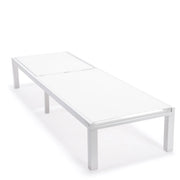 Marlin Aluminum Outdoor Chaise Lounge Chair with Sling Fabric Seat - Elax Furniture