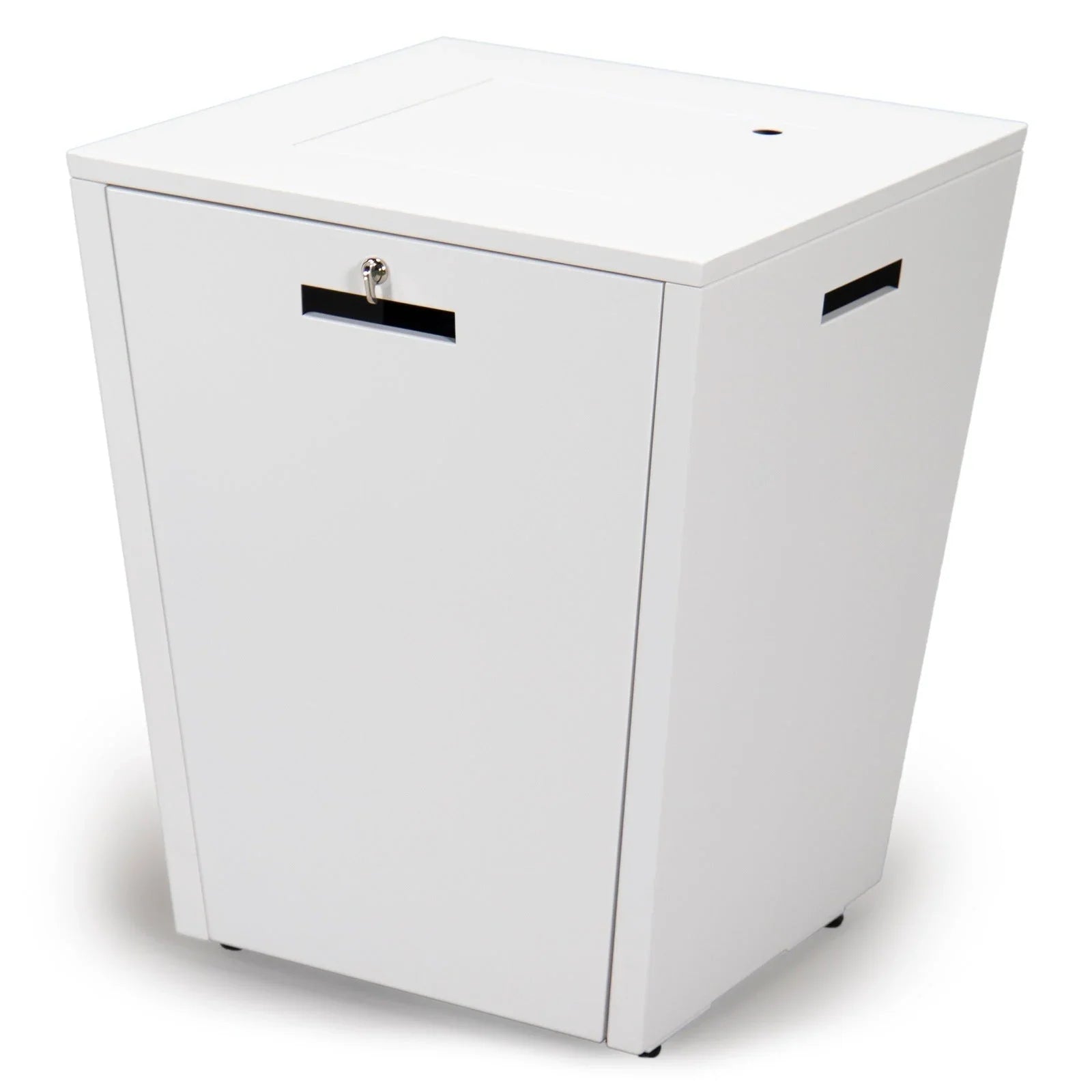 Marlin Modern White Aluminum Outdoor Chaise Lounge Chair With Square Fire Pit Side Table Set of 2 - Elax Furniture