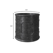 Meadow 5-Piece Fiberstone and MGO Clay Planter Set, Mid-Century Modern Round Planter Pot for Indoor and Outdoor - Elax Furniture