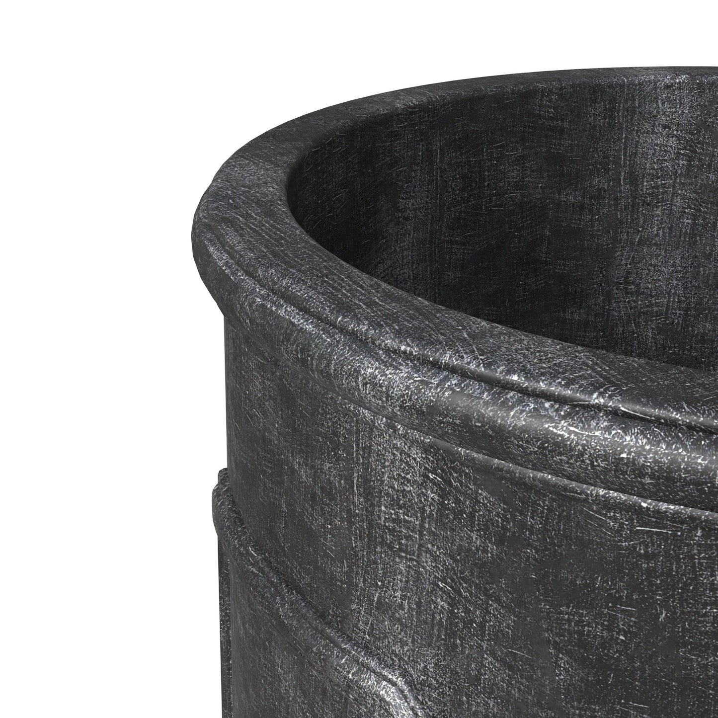 Meadow Fiberstone and MGO Clay Modern Round Planter Pot for Indoor and Outdoor - Elax Furniture