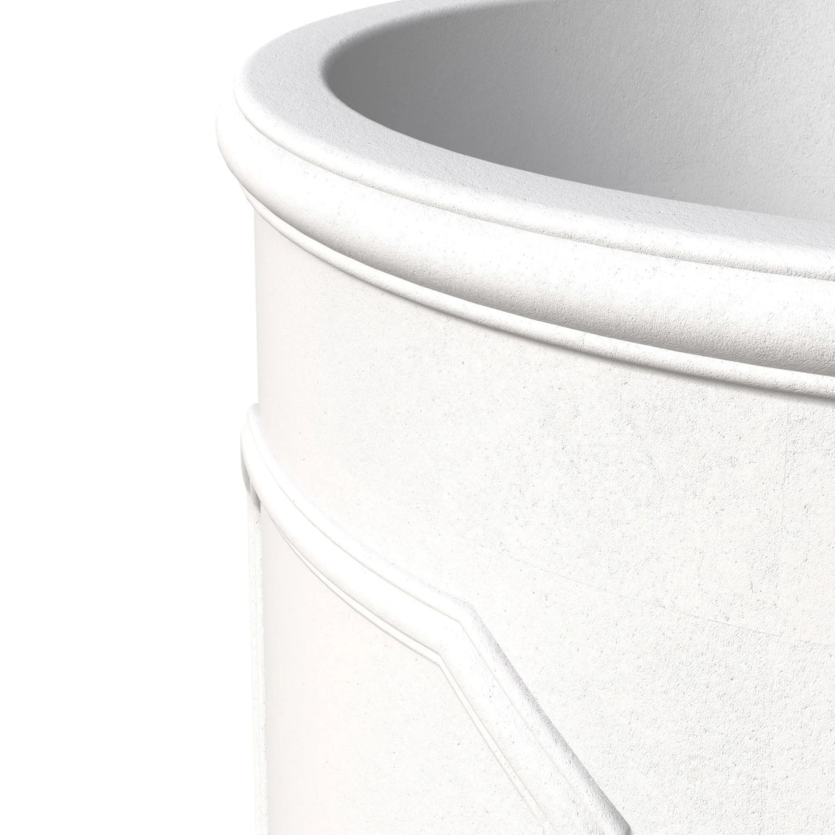 Meadow Fiberstone and MGO Clay Modern Round Planter Pot for Indoor and Outdoor - Elax Furniture