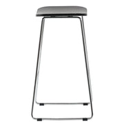 Melrose Modern Wood Counter Stool With Chrome Frame - Elax Furniture
