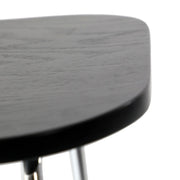 Melrose Modern Wood Counter Stool With Chrome Frame - Elax Furniture