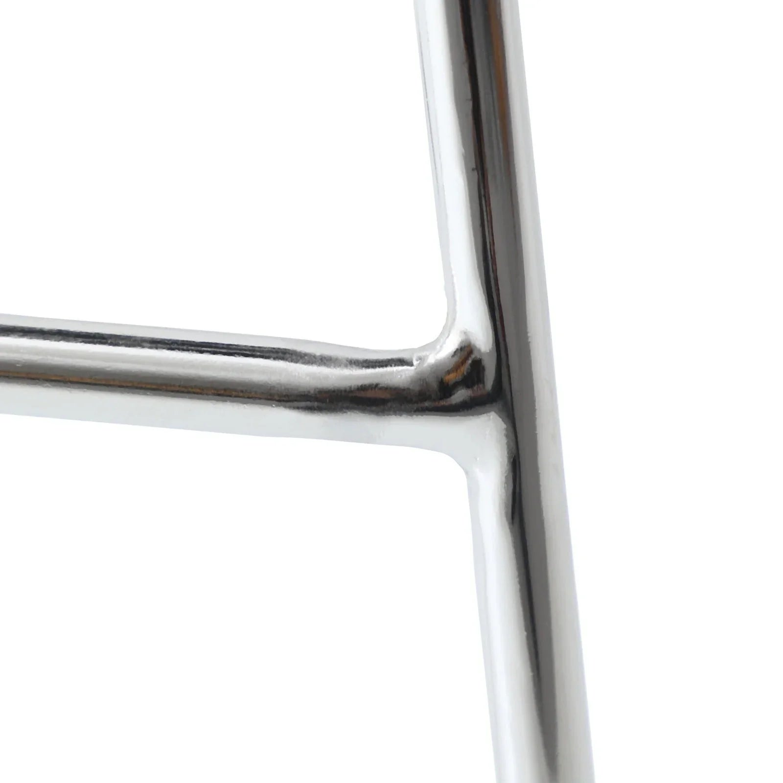 Melrose Modern Wood Counter Stool With Chrome Frame Set of 4 - Elax Furniture