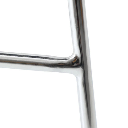 Melrose Modern Wood Counter Stool With Chrome Frame Set of 4 - Elax Furniture