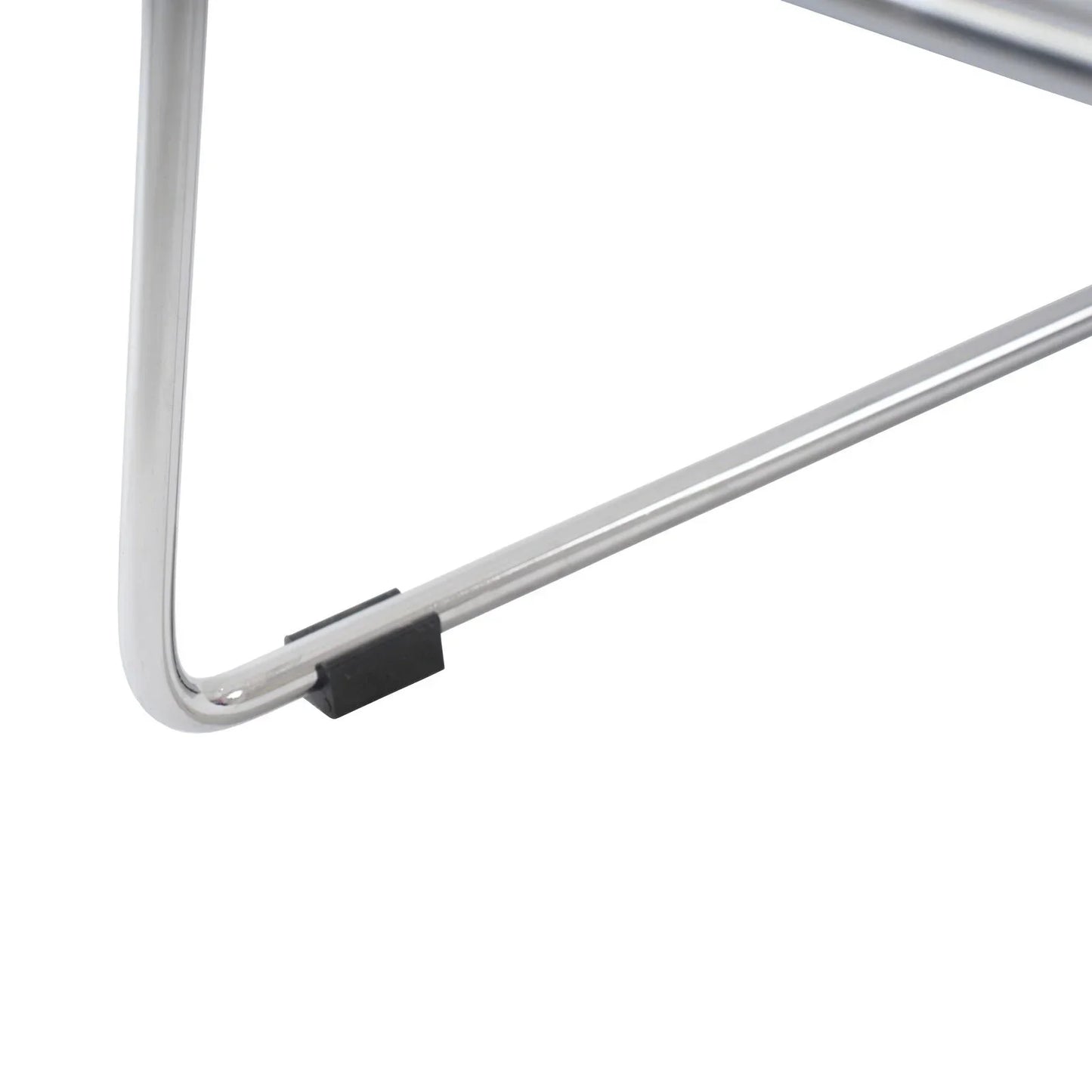 Melrose Modern Wood Counter Stool With Chrome Frame Set of 2 - Elax Furniture