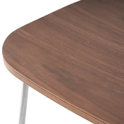 Melrose Modern Wood Counter Stool With Chrome Frame - Elax Furniture
