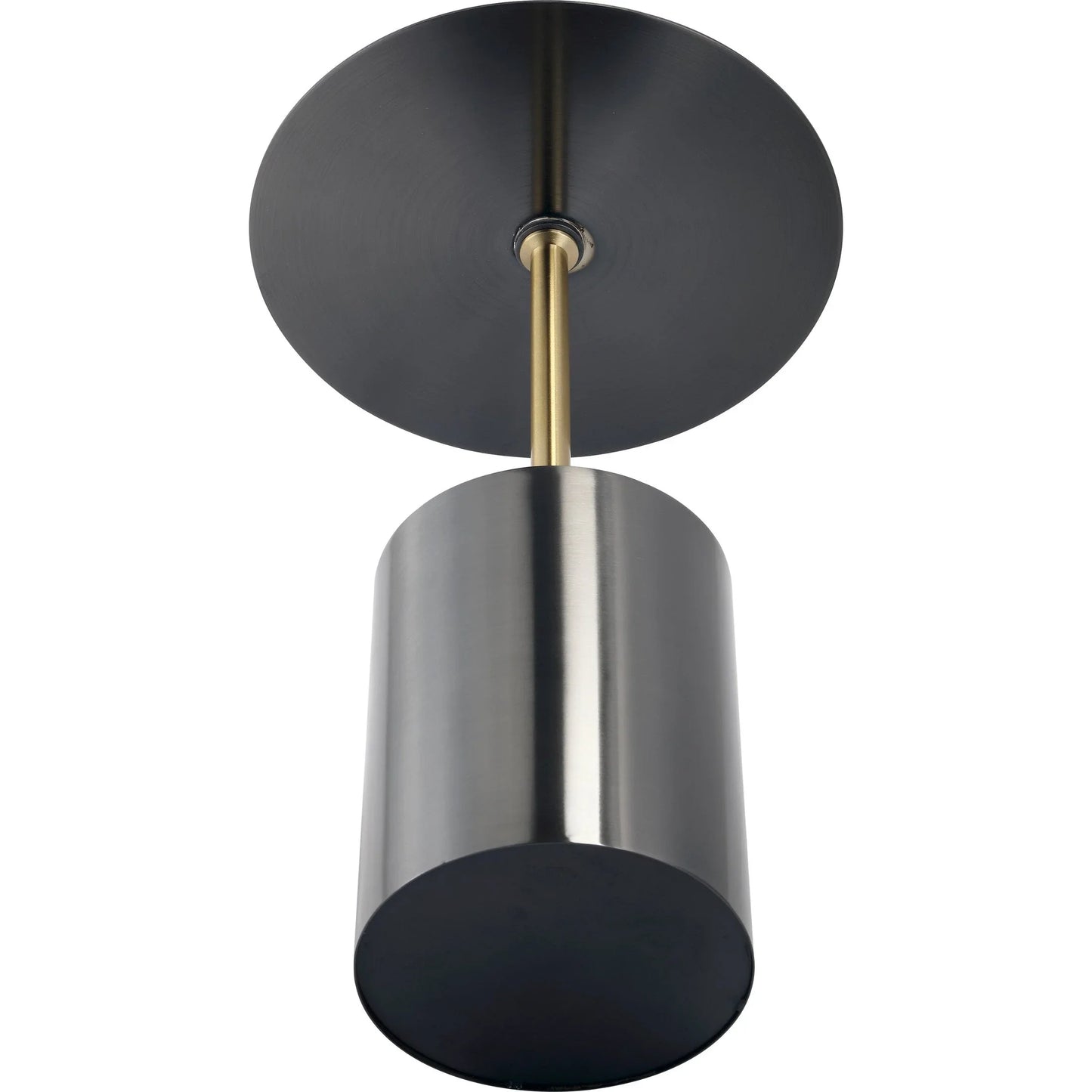 Malta Round Side Table Modern Accent End Table with Stainless Steel Pedestal Base - Elax Furniture