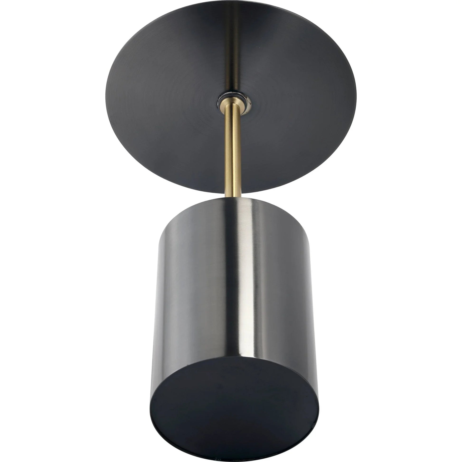 Malta Round Side Table Modern Accent End Table with Stainless Steel Pedestal Base - Elax Furniture