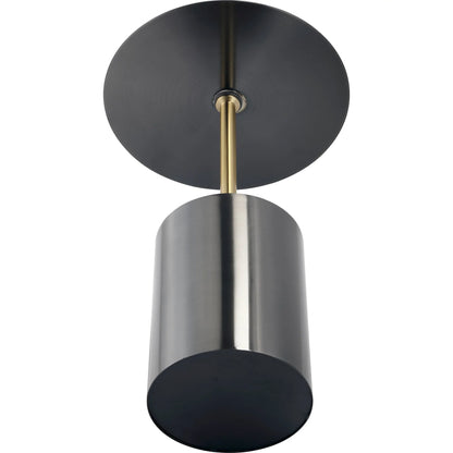 Malta Round Side Table Modern Accent End Table with Stainless Steel Pedestal Base - Elax Furniture