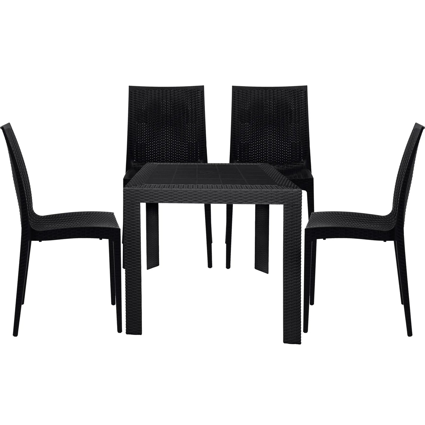 Mace Mid-Century 5-Piece Outdoor Dining Set - Elax Furniture