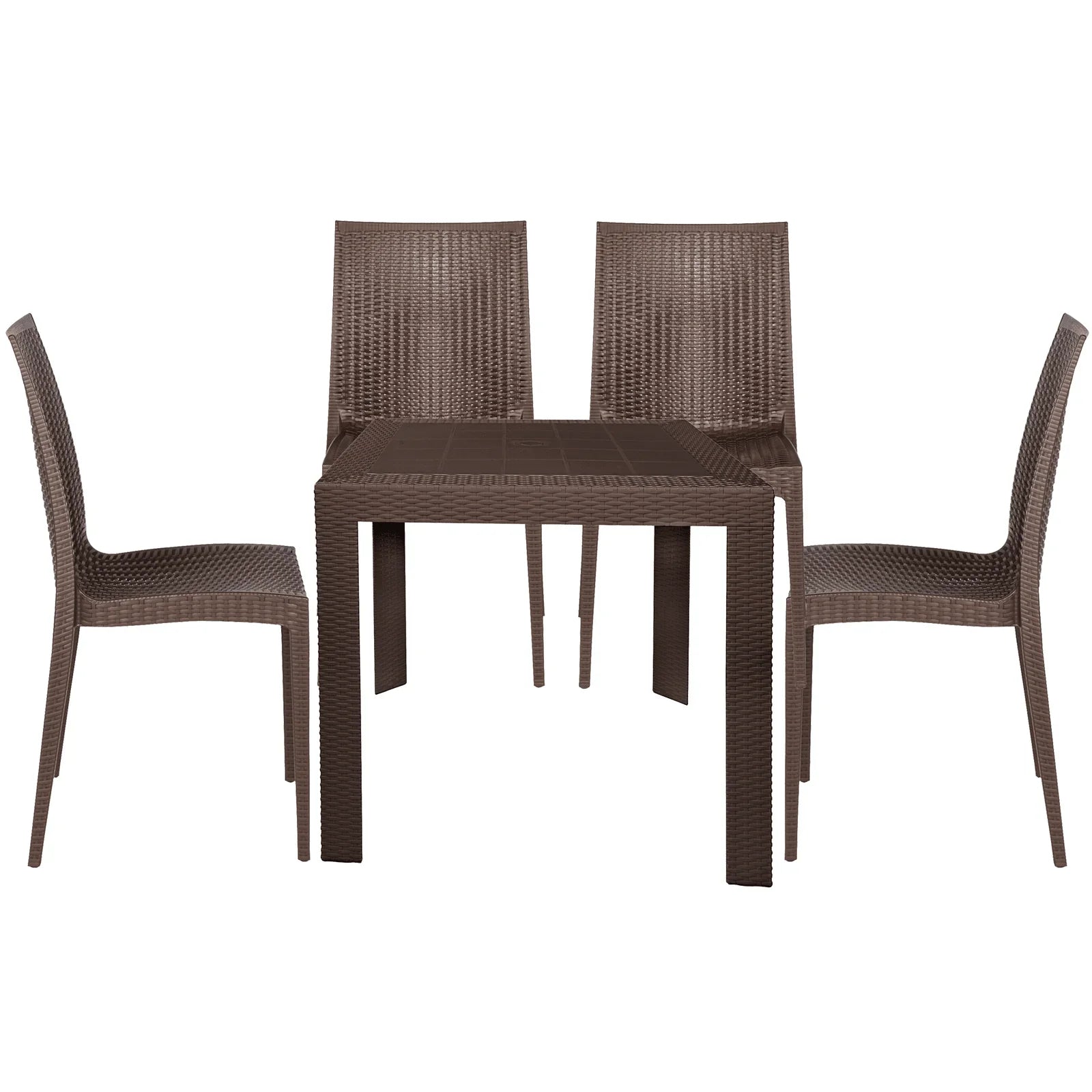 Mace Mid-Century 5-Piece Outdoor Dining Set - Elax Furniture