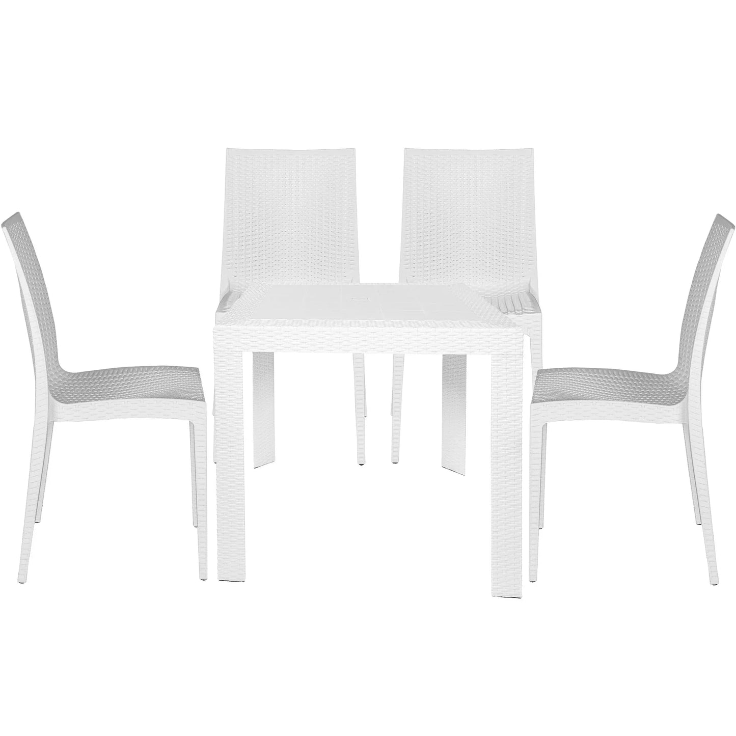 Mace Mid-Century 5-Piece Outdoor Dining Set - Elax Furniture