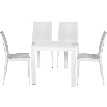 Mace Mid-Century 5-Piece Outdoor Dining Set - Elax Furniture