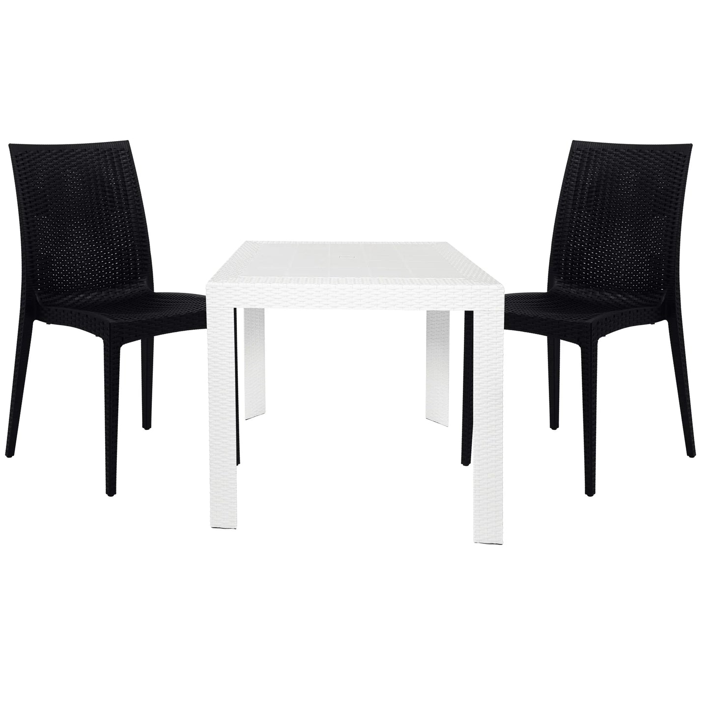 Mace Mid-Century 3-Piece Outdoor Dining Set - Elax Furniture