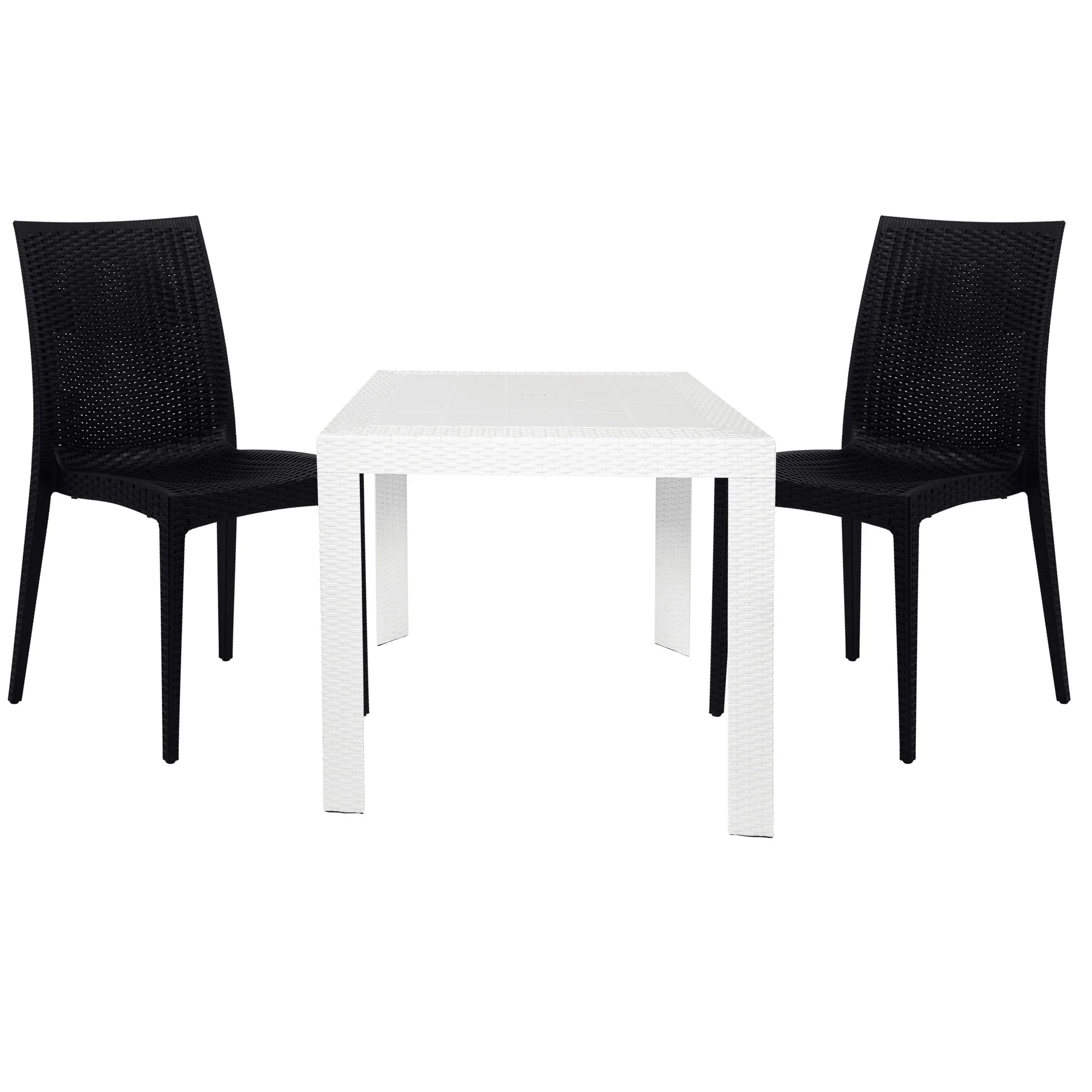 Mace Mid-Century 3-Piece Outdoor Dining Set - Elax Furniture