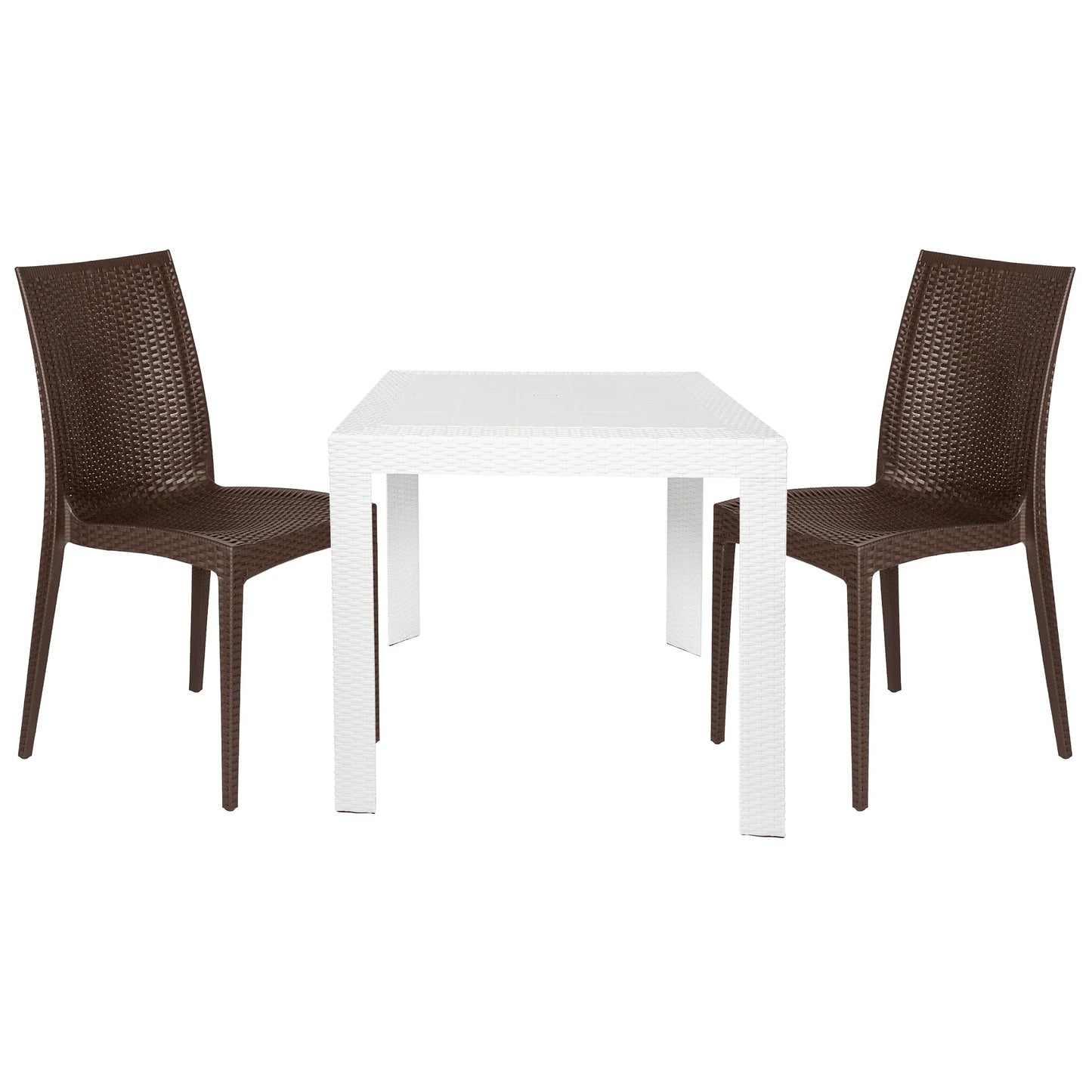 Mace Mid-Century 3-Piece Outdoor Dining Set - Elax Furniture