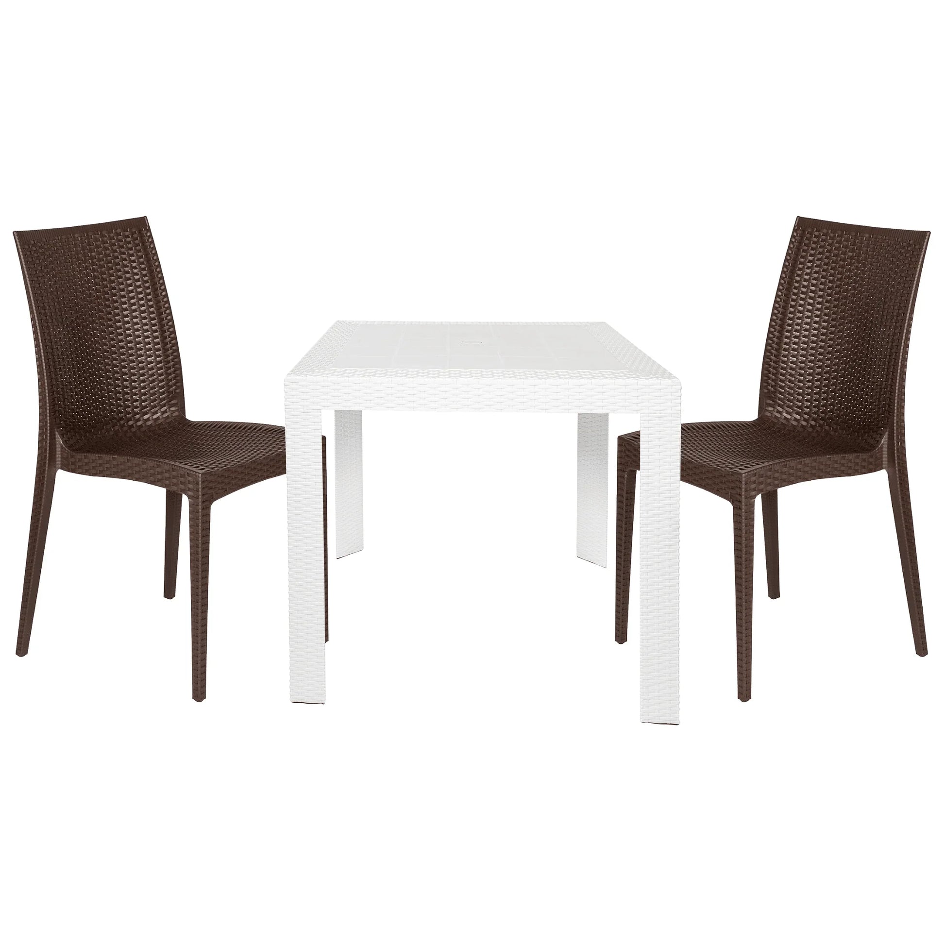 Mace Mid-Century 3-Piece Outdoor Dining Set - Elax Furniture