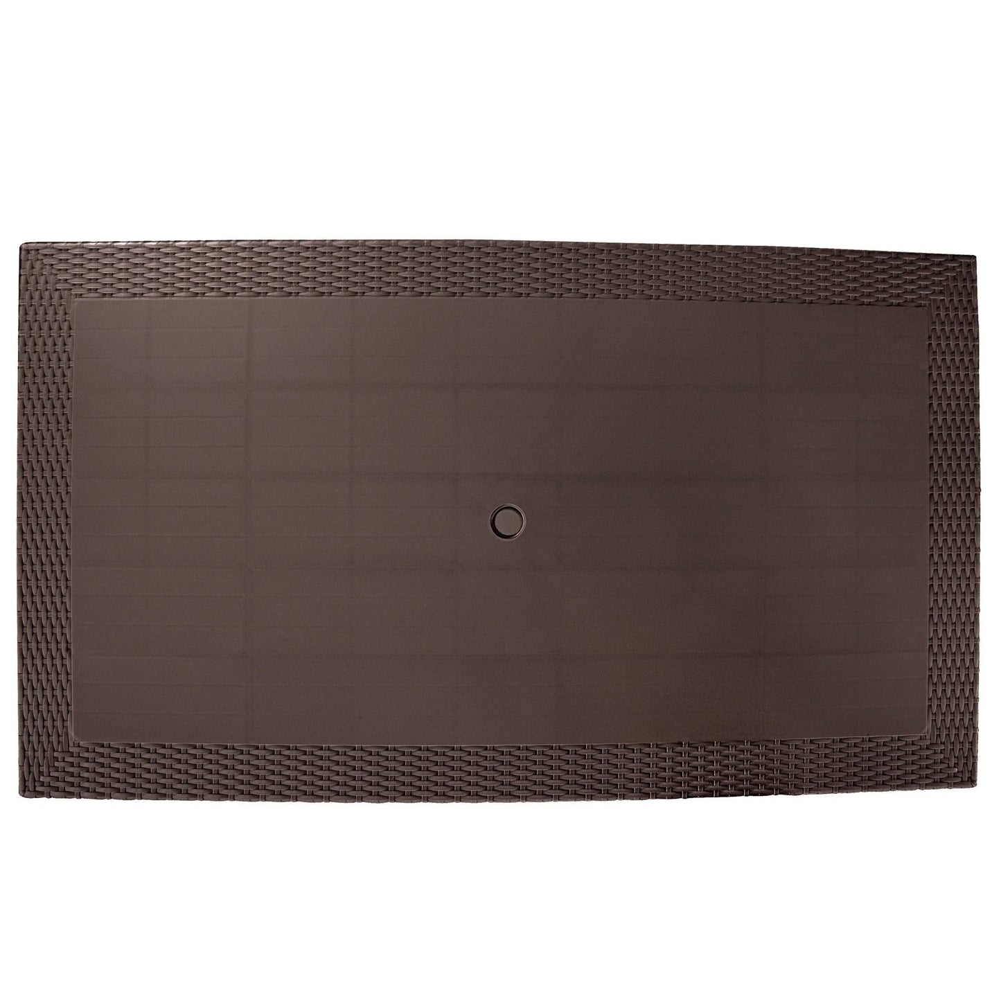 Mace Mid-Century 7-Piece Outdoor Dining Set: 4 Side Chairs & 2 Armchairs - Elax Furniture