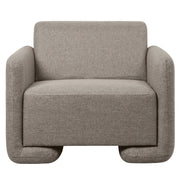 Nyta Accent Chair Upholstered in Linen/Boucle with Pine Wood Frame - Elax Furniture