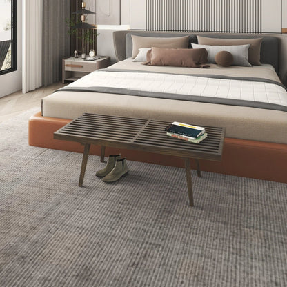 Mid-Century Inwood Platform Bench - Elax Furniture