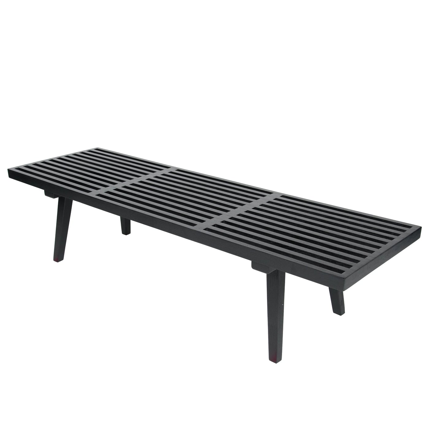 Inwood 5 Feet Platform Bench with Rubberwood Frame and Beech Wood Legs - Elax Furniture