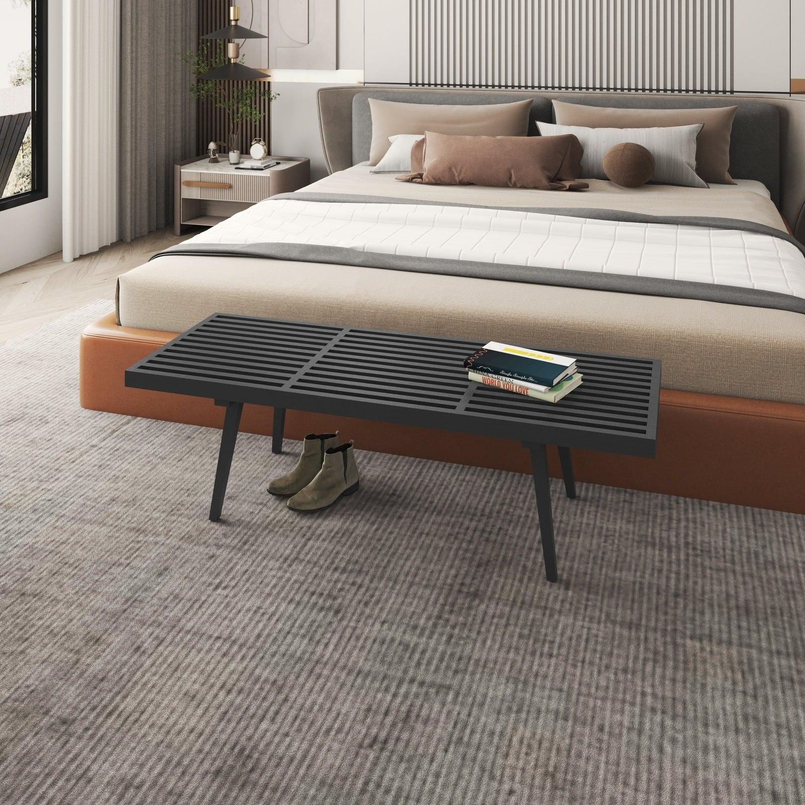 Mid-Century Inwood Platform Bench - Elax Furniture