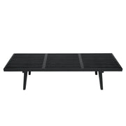 Inwood 5 Feet Platform Bench with Rubberwood Frame and Beech Wood Legs - Elax Furniture