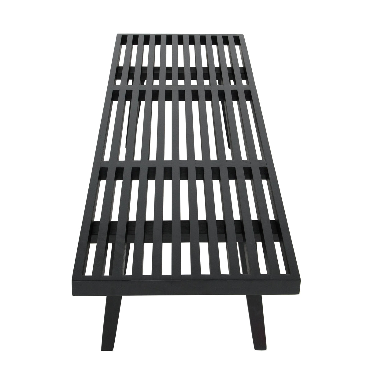 Inwood 5 Feet Platform Bench with Rubberwood Frame and Beech Wood Legs - Elax Furniture
