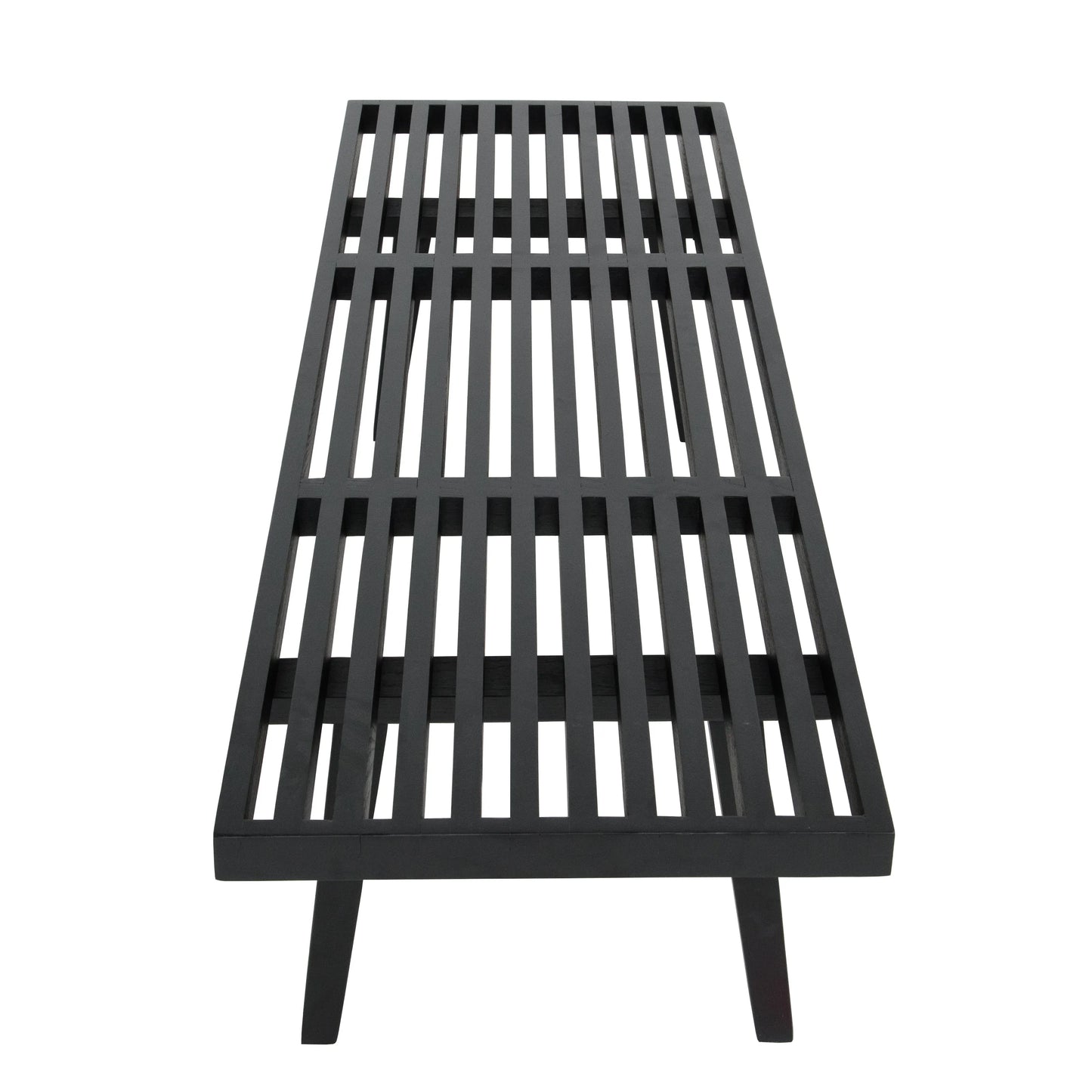 Inwood 5 Feet Platform Bench with Rubberwood Frame and Beech Wood Legs - Elax Furniture