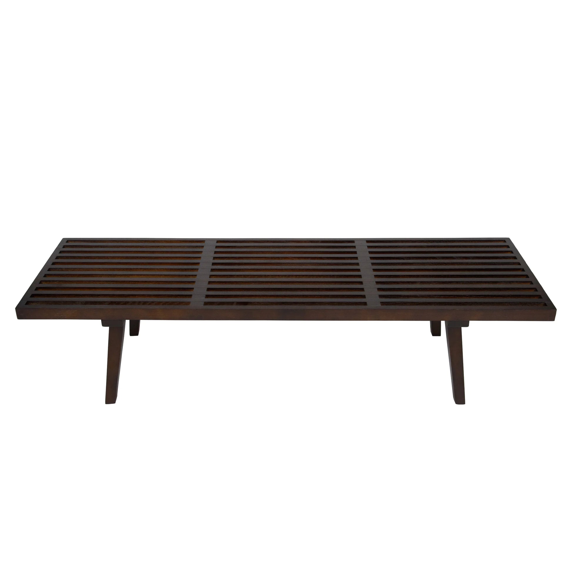 Inwood 5 Feet Platform Bench with Rubberwood Frame and Beech Wood Legs - Elax Furniture