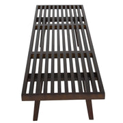 Inwood 5 Feet Platform Bench with Rubberwood Frame and Beech Wood Legs - Elax Furniture