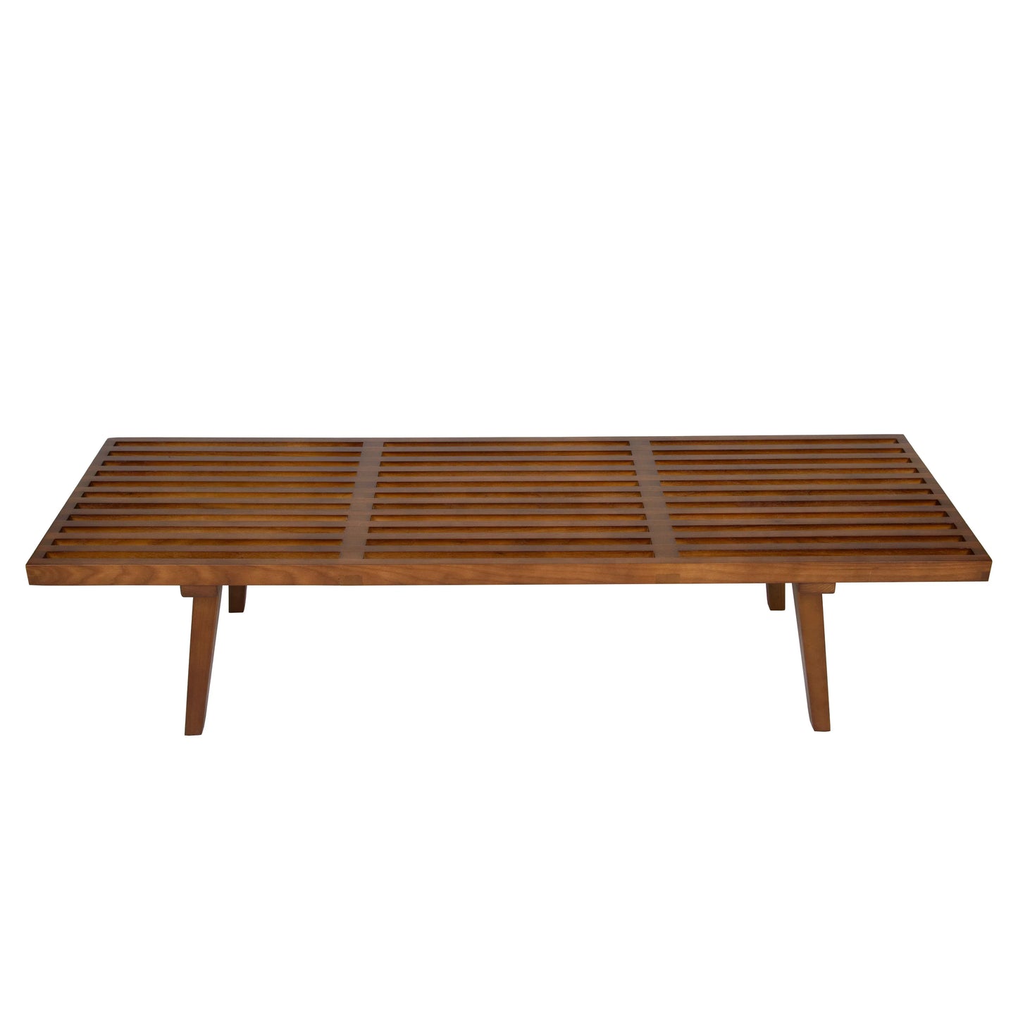 Inwood 5 Feet Platform Bench with Rubberwood Frame and Beech Wood Legs - Elax Furniture