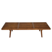 Inwood 5 Feet Platform Bench with Rubberwood Frame and Beech Wood Legs - Elax Furniture