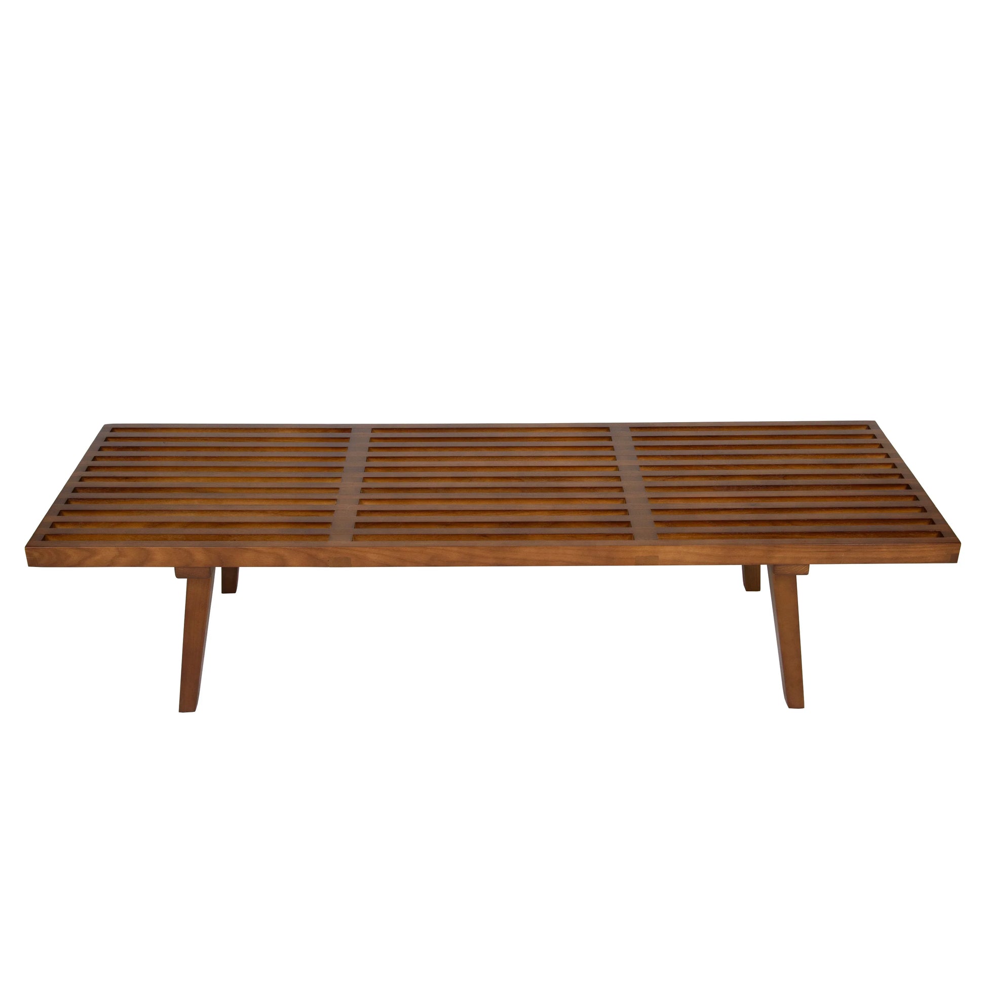 Inwood 5 Feet Platform Bench with Rubberwood Frame and Beech Wood Legs - Elax Furniture
