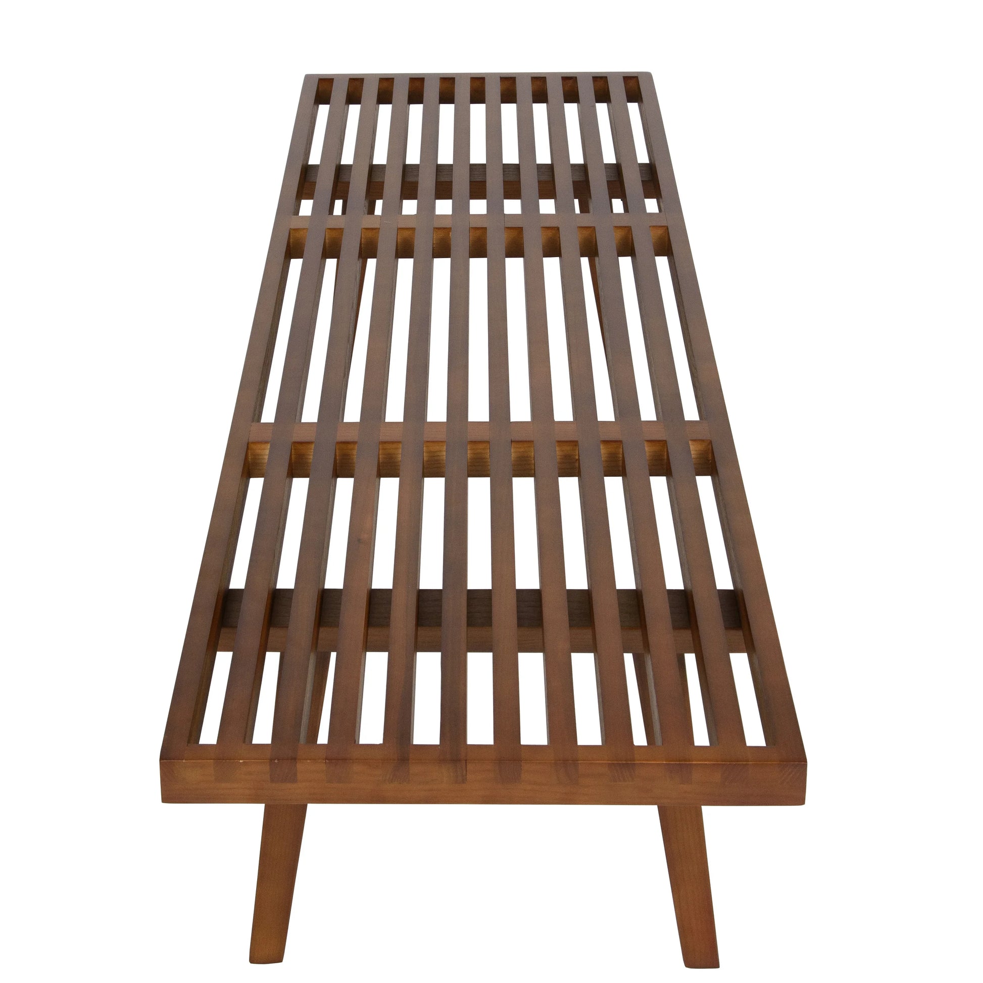 Inwood 5 Feet Platform Bench with Rubberwood Frame and Beech Wood Legs - Elax Furniture